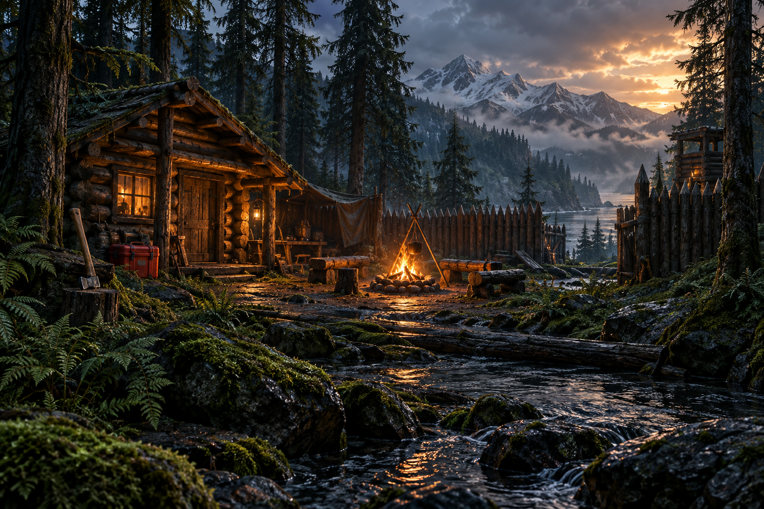 Join Sons of the Forest and establish your first camp